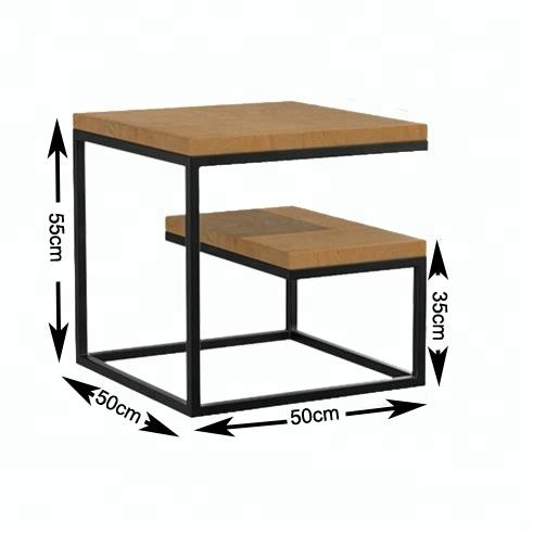 Moderne thuis slaapkamer multifunctionele nachtkastje creatieve kantoor mini smeedijzeren salontafel